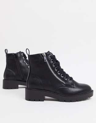 newlook lace up boots