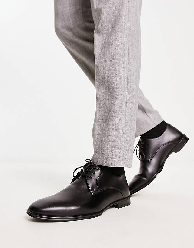 New Look - lace up derby shoe in black
