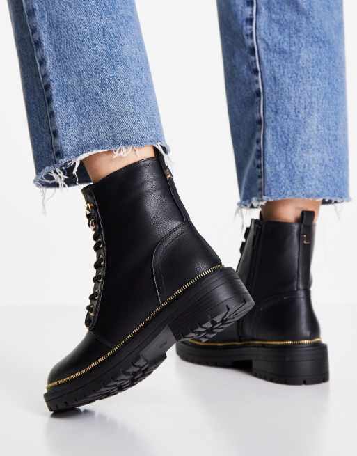 New look hot sale military boots