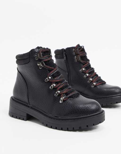 Hiker boots hotsell new look