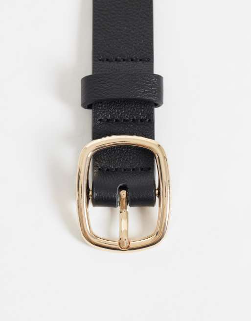 New Look leather belt in black, 3 of 3