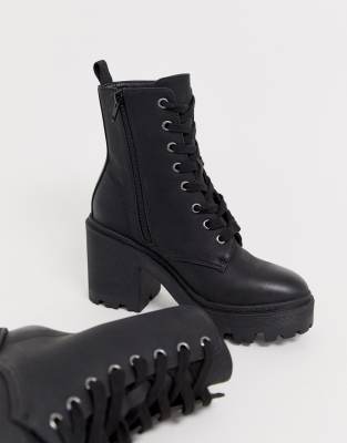 black biker boots new look