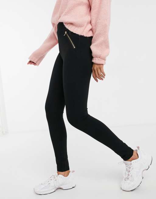 Legging avec fermeture eclair new arrivals