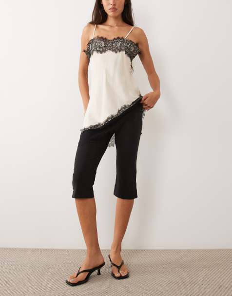 New Look - leggings capri de bengalina en negro - view 1