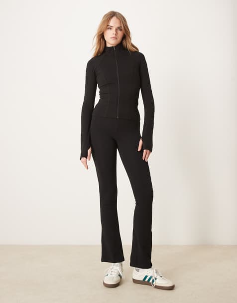 New Look - Leggings neri a zampa - view 1