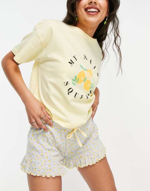 Asos lemon online pyjamas