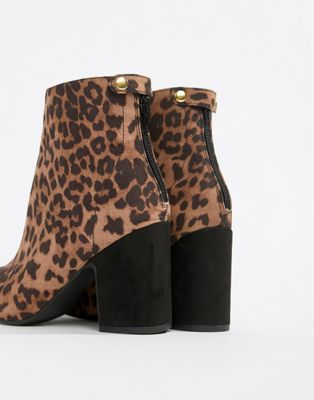 new look animal print boots