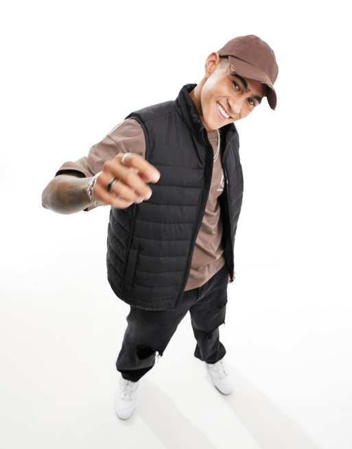 New Look - Lichtgewicht bodywarmer in zwart
