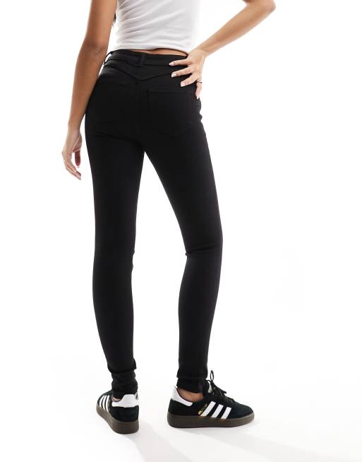New Look lift and shape skinny jeans in black, 3 of 5