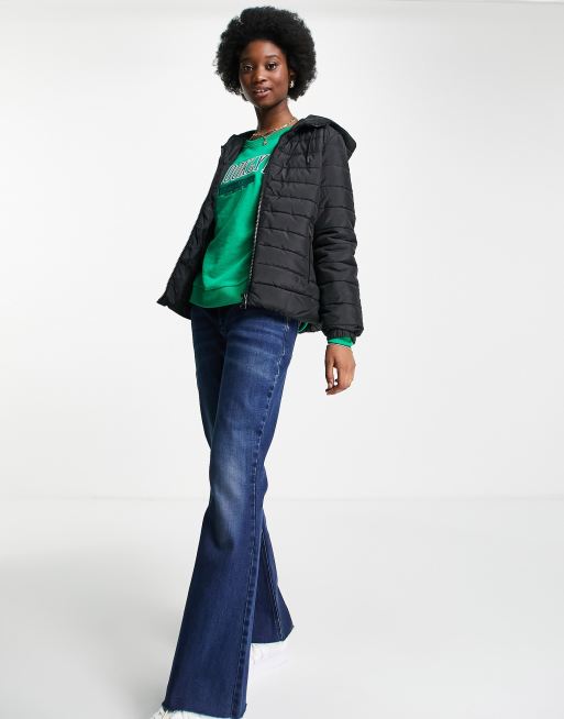 New Look lightweight puffer in black