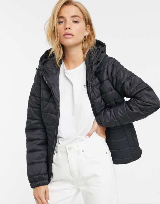 Lightweight puffer best sale jacket with hood