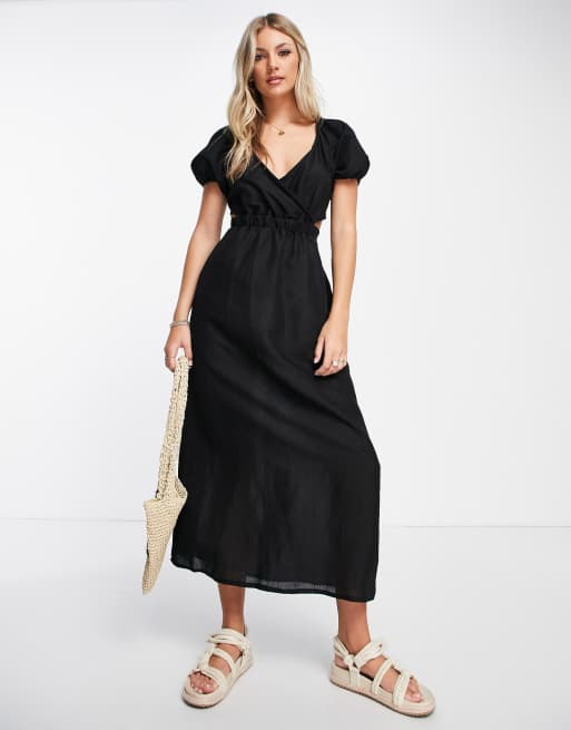 knee length dresses for ladies Y2K New Look Midi Dress (Size S) – VintageFolk main image 1