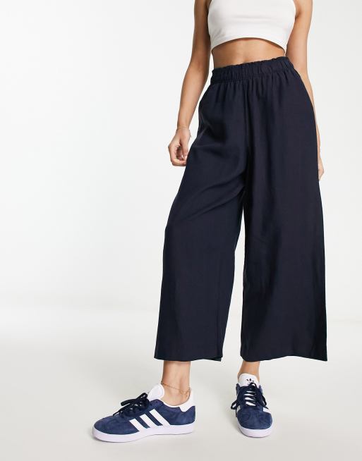 Linen cropped deals trousers