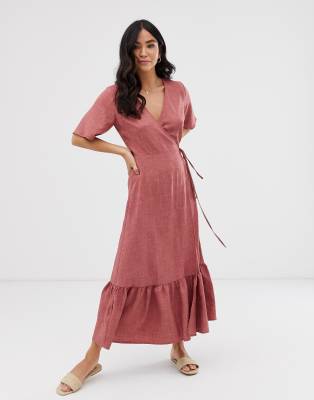 dusty rose petite dress