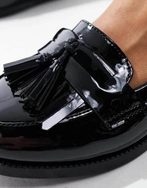 New Look - Loafers met franje in zwart, 2 van 4