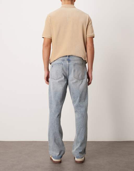 New Look – Locker geschnittene Jeans in Hellblau, 2 von 5