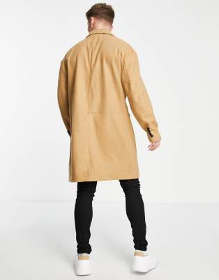 new look drop shoulder coat