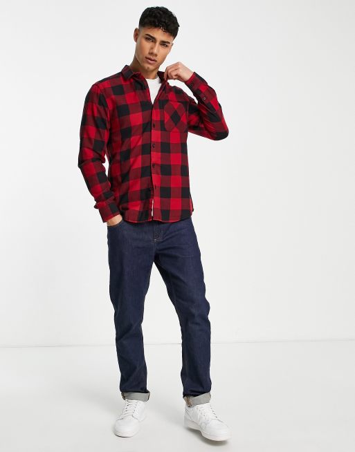 Red check shirt new 2024 look