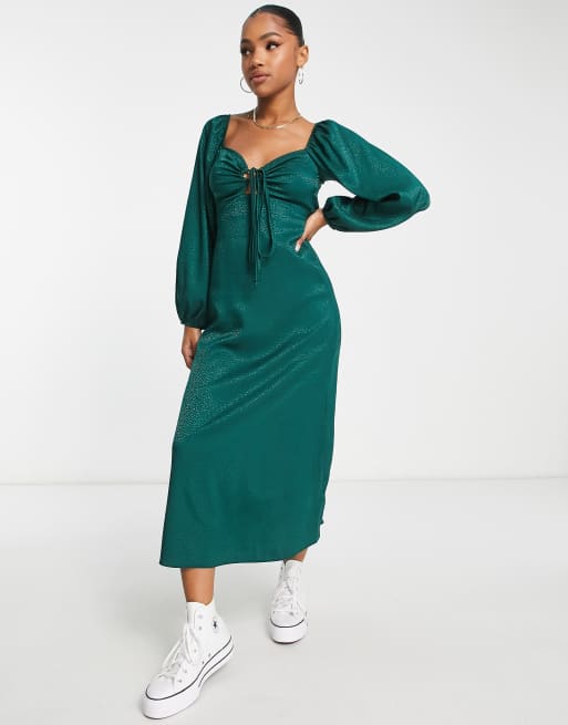 New look outlet emerald green dress