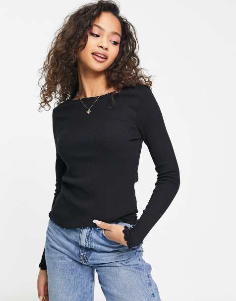 basic tops long sleeve