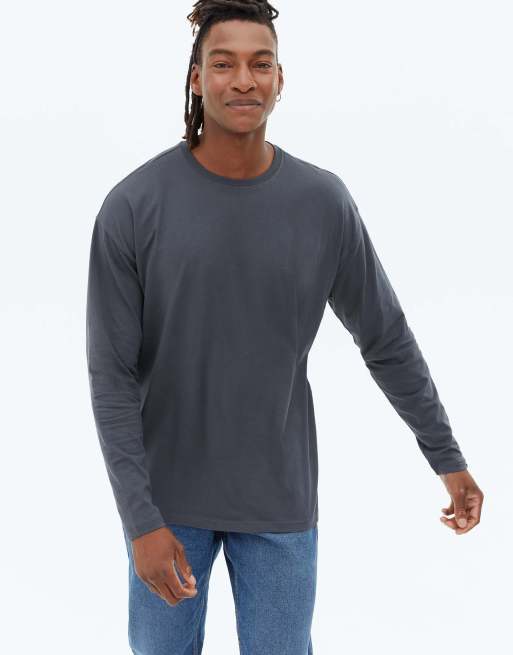 dark grey oversized t shirt