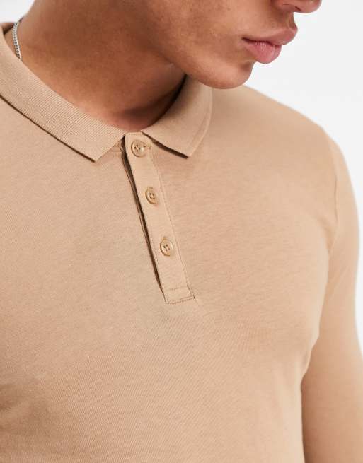 Polo best sale lacoste camel