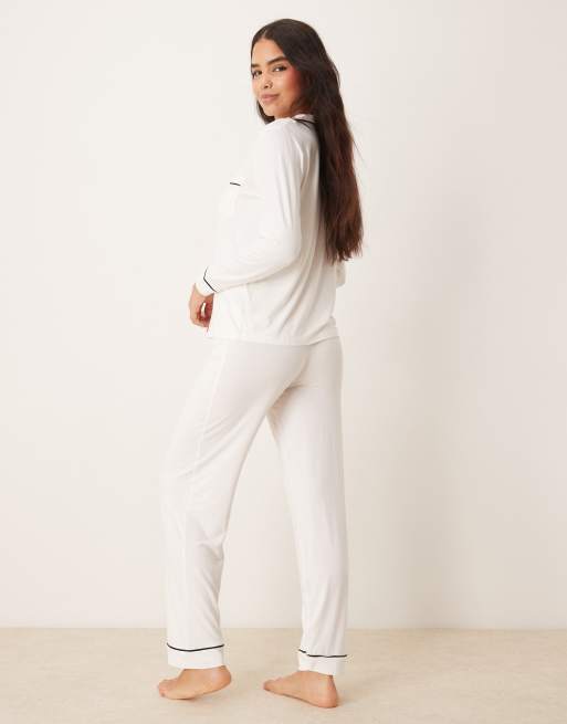 Off white pajama set sale