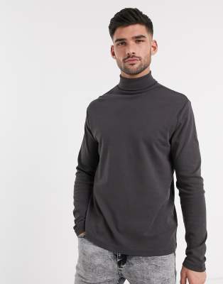 roll neck shirt