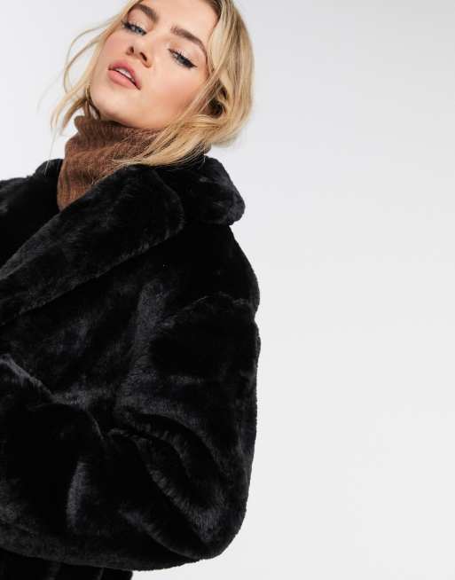 Asos new look hot sale fur coat