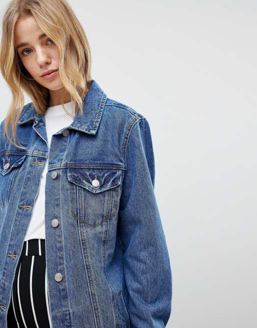 New look 2025 longline denim jacket