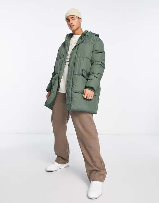 New look puffer hot sale jacket mens