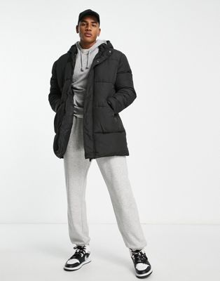 New Look longline puffer jacket  - ASOS Price Checker