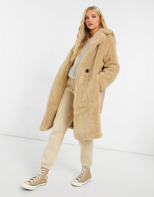 New look clearance teddy coat asos