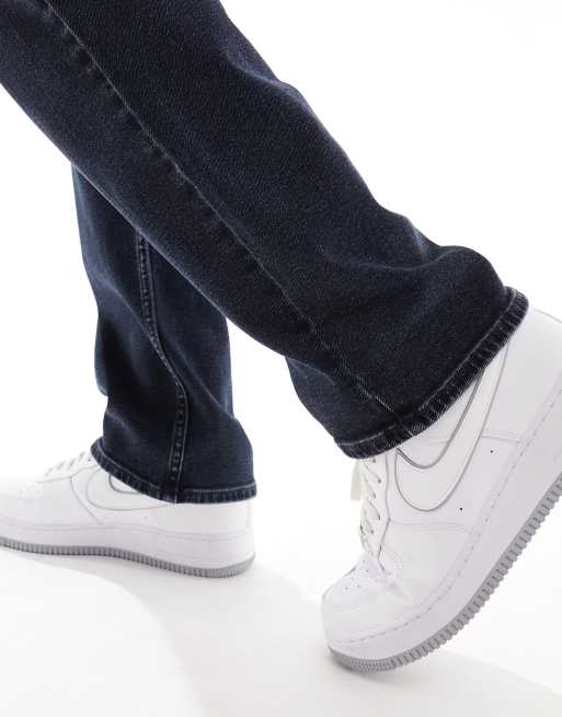 New Look loose straight jeans in dark wash indigo, 2 of 5