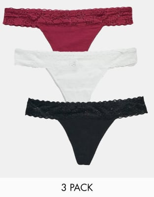 string coton dentelle