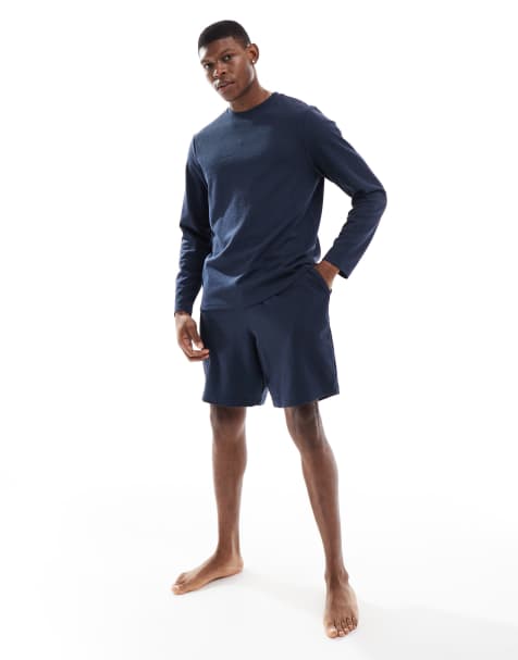 New Look - Loungekleding - Set met wafelstructuur in marineblauw - view 1