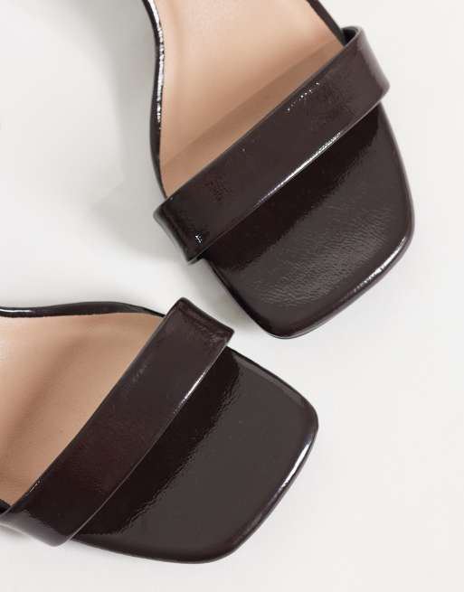 New Look low block heel in dark brown, 2 of 4