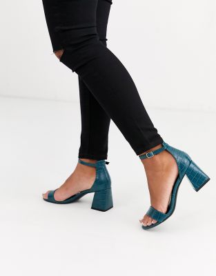 asos low block heel