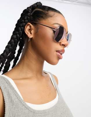 Lunettes De Soleil Fashion Miroir Rose - Modèle Lola, Taille Unique - Neuf Avec étiquettes