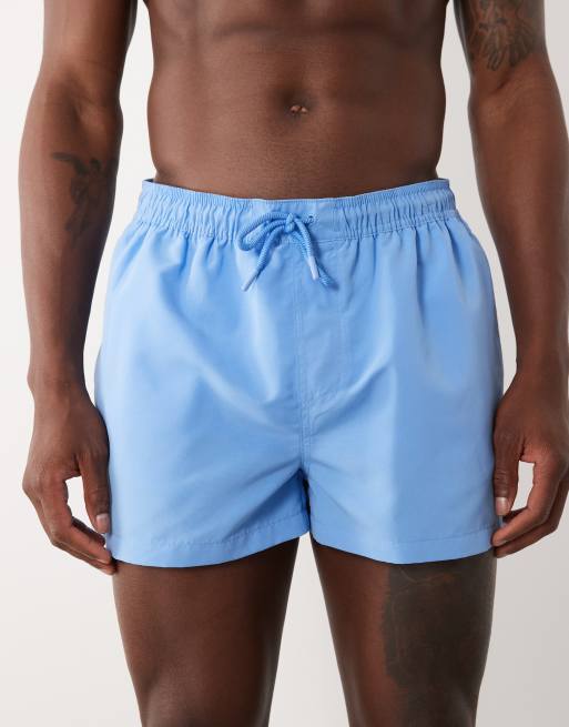 New Look - Lyseblå korte badeshorts, 4 af 5