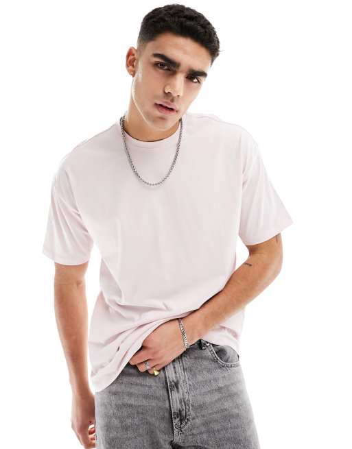 New Look - Lyserød oversized T-shirt