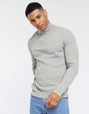 maglioni uomo con zip corta