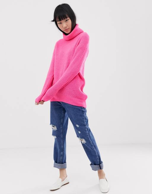 Maglione rosa fluo on sale