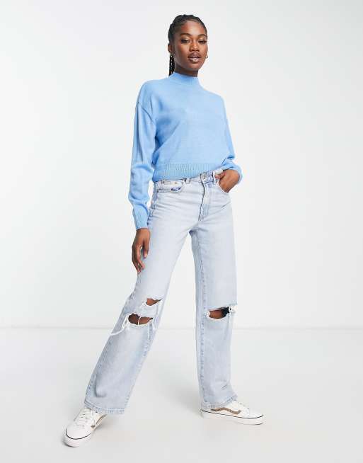 New Look - Maglione dolcevita azzurro, 4 di 4