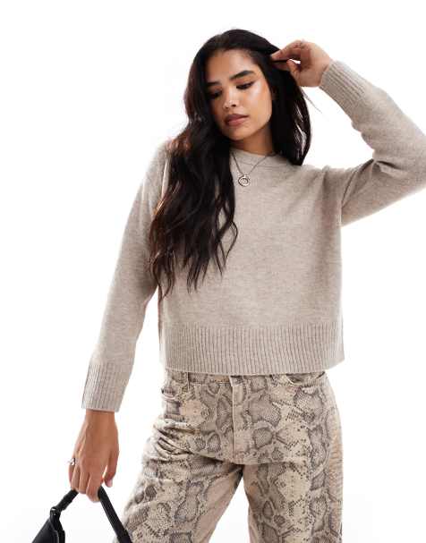 New Look - Maglione girocollo color visone - view 1
