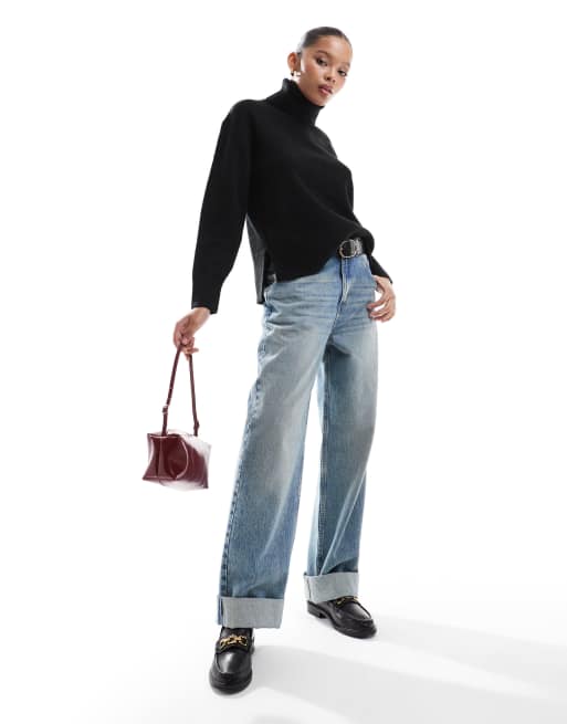 Outfit maglione nero outlet