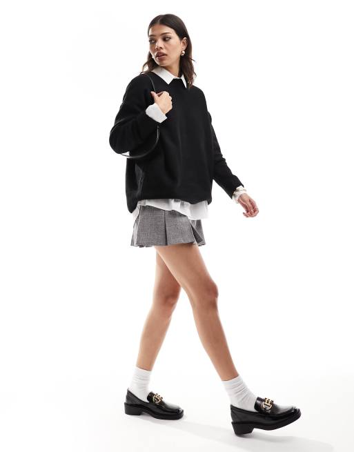 New Look - Maglione oversize nero