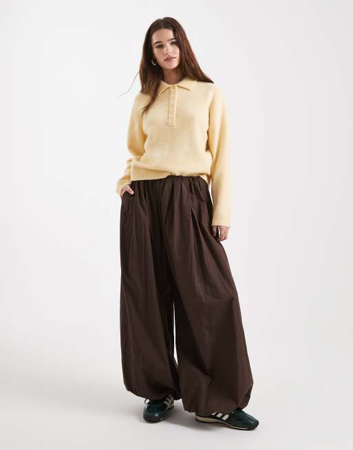 New Look - Maglione stile polo giallo burro con bottoni, 3 di 4