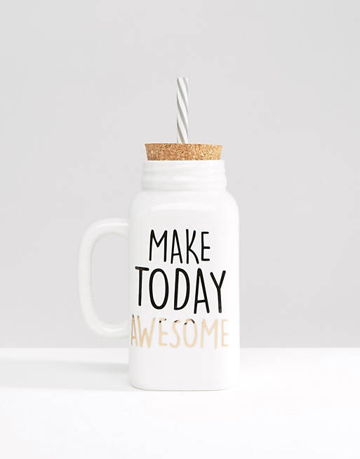 New Look - Make Today Awesome - Pot en verre