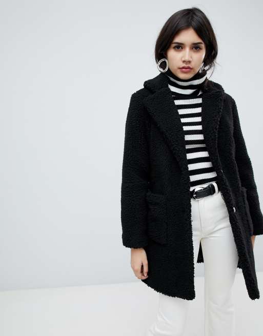 New Look - Manteau duveteux